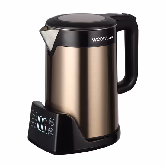 Chaleira elétrica de aço inoxidável digital de 1,5L 1500W modelo No Wey